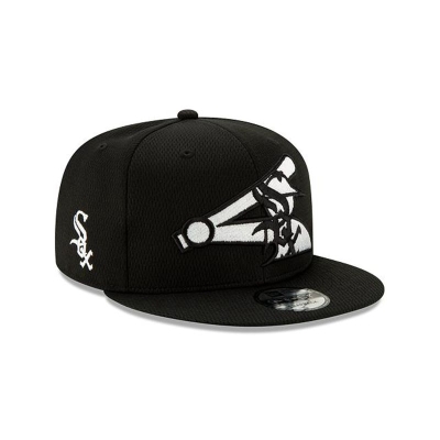 Black Chicago White Sox Hat - New Era MLB Batting Practice 9FIFTY Snapback Caps USA3465912